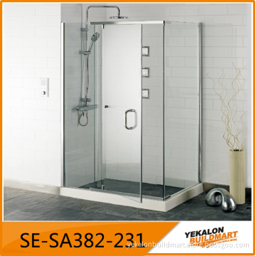 Square New product Square shape casement door shower enclosure with frame hot sale